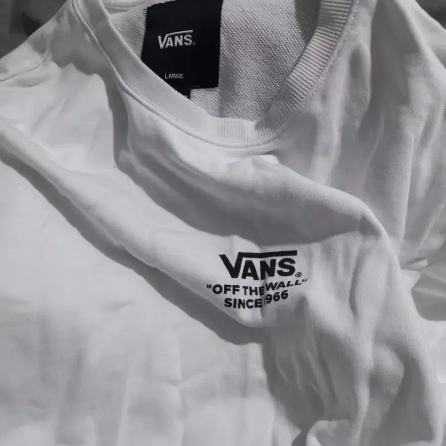 Vans 맨투맨 남성 화이트