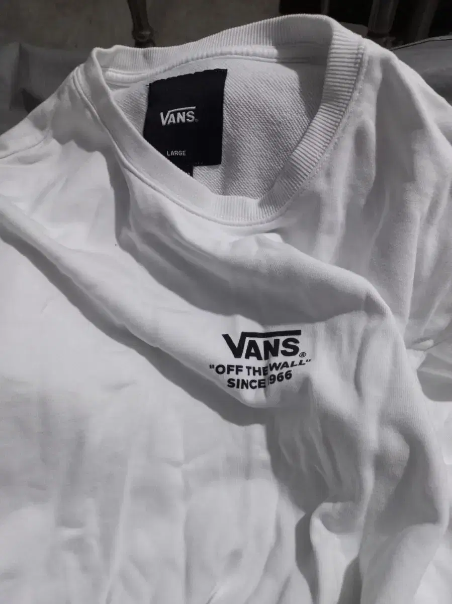 Vans 맨투맨 남성 화이트