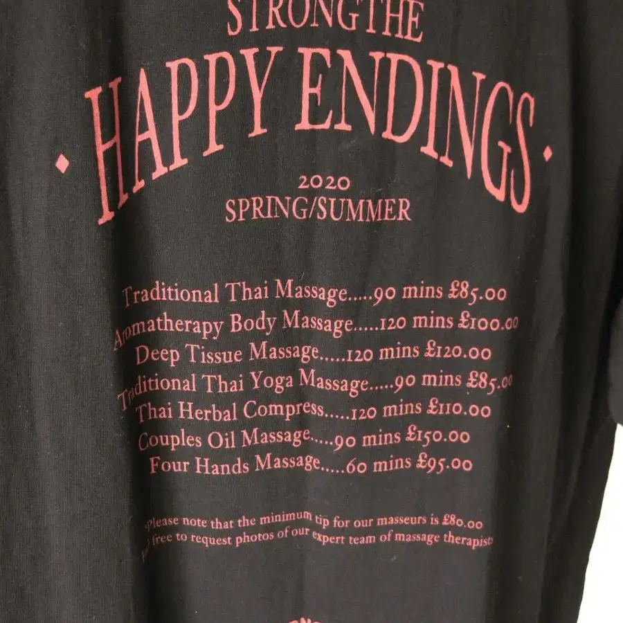 Strong The 2020ss Happy Endings basic  t