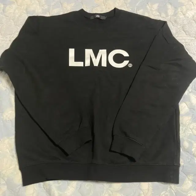 LMC 맨투맨 검정 XL