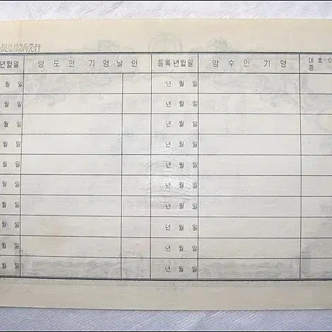 1975년 상업은행 실물 종이 주권(주식) (6매 가능)