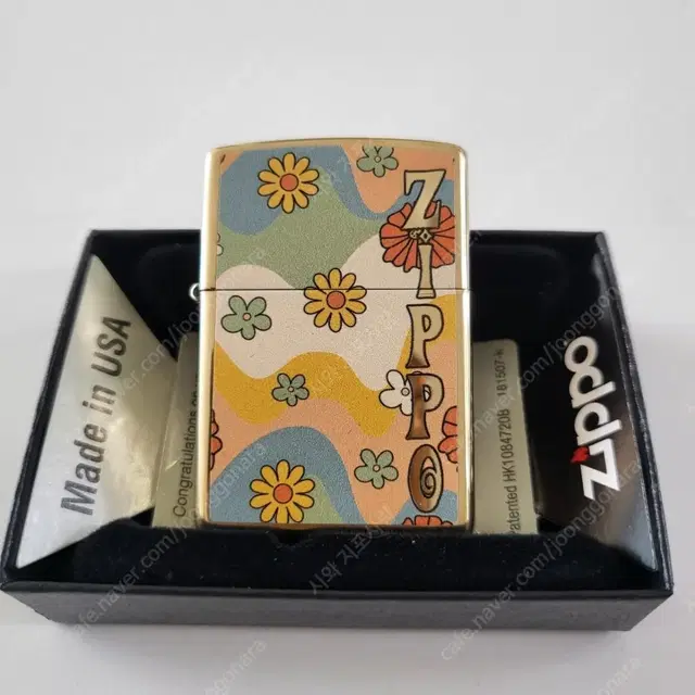 48503 ZIPPO FLOWER POWER 정품 미개봉 새 지포라이터