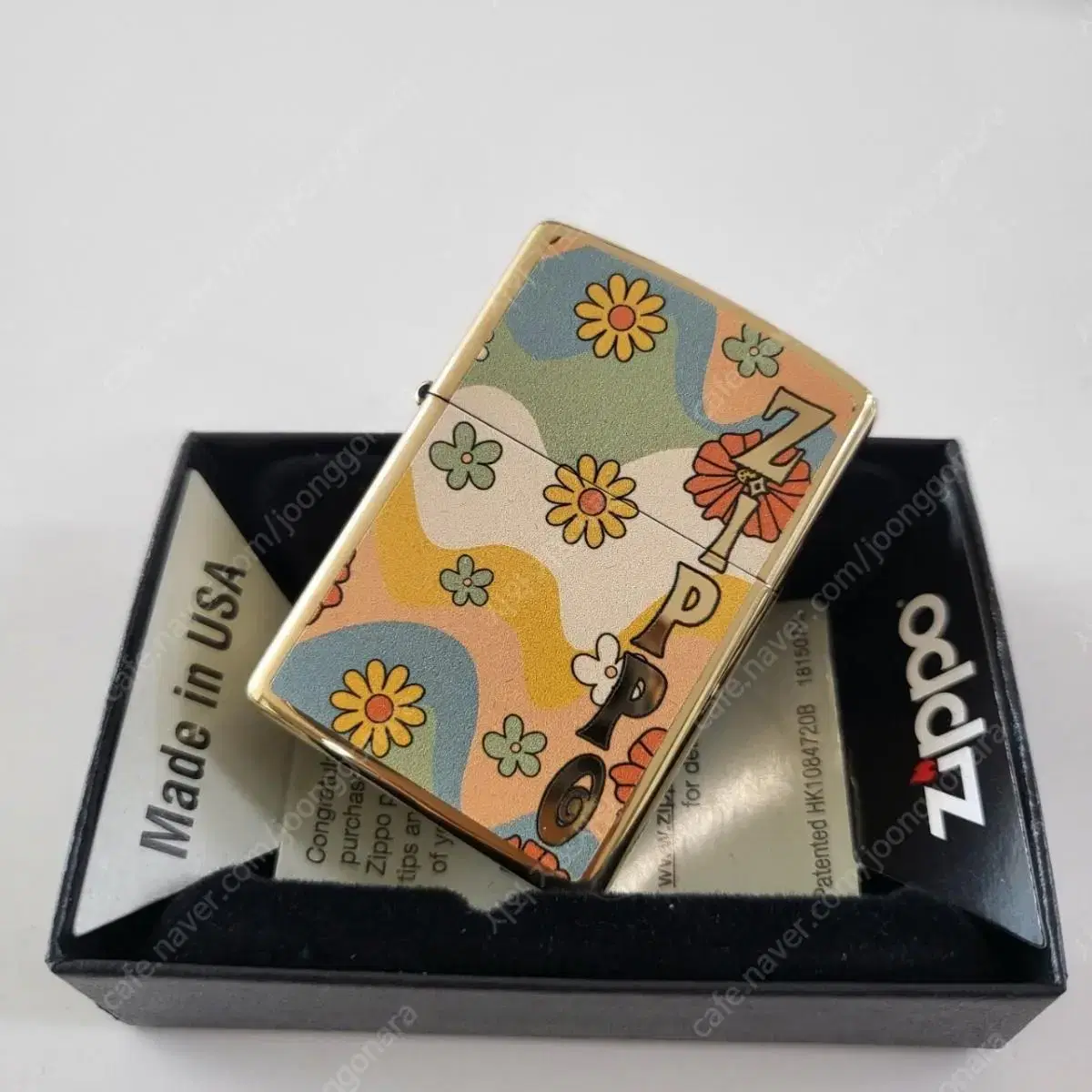 48503 ZIPPO FLOWER POWER 정품 미개봉 새 지포라이터