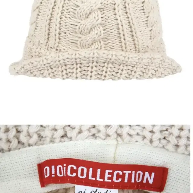 오아이오아이 버킷햇 KNIT BUCKET HAT_ivory