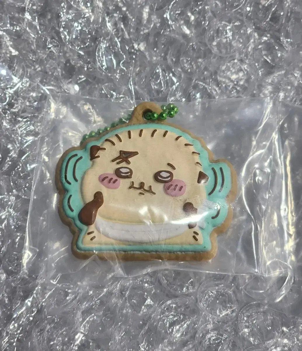 Raccoon Cookie Charm Keyring