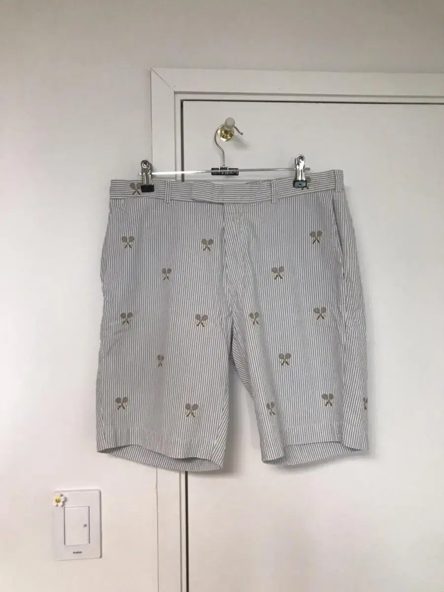 Polo Seersucker Tennis Embroidered Pants