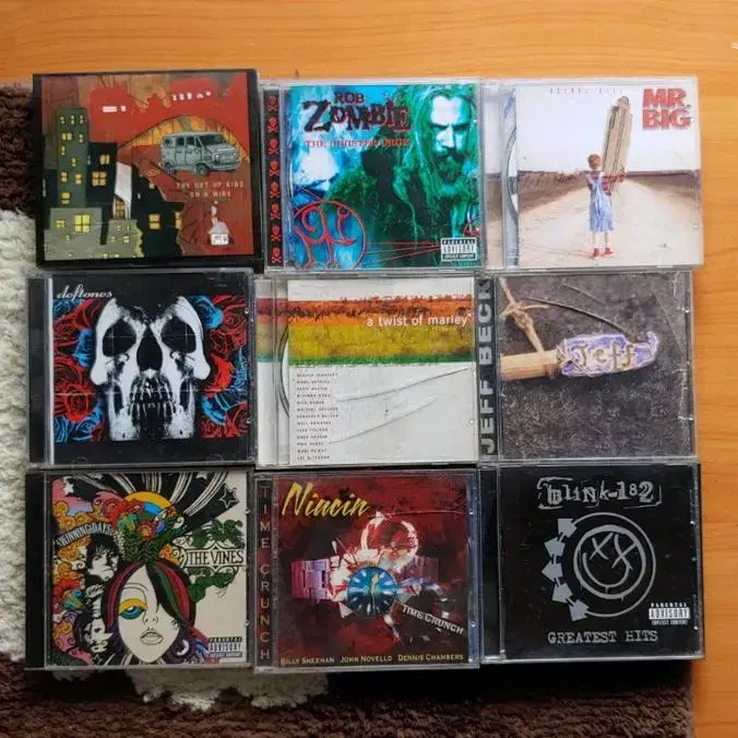 Mr. big  blink 182 rob zombie 겟업키즈 록 cd