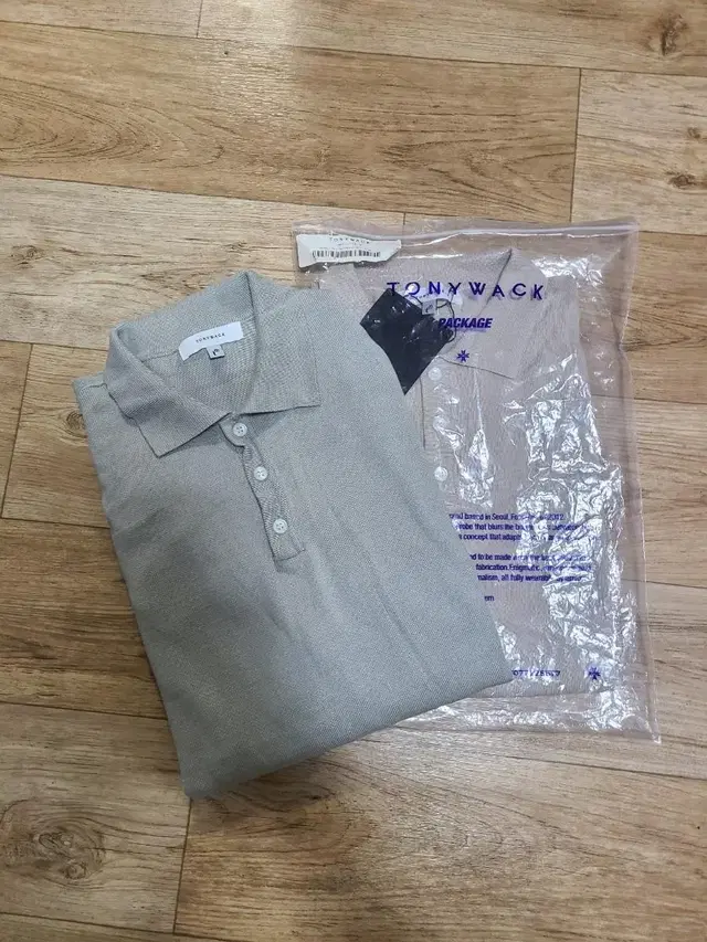 토니웩 20ss saint silk polo knit (새제품)