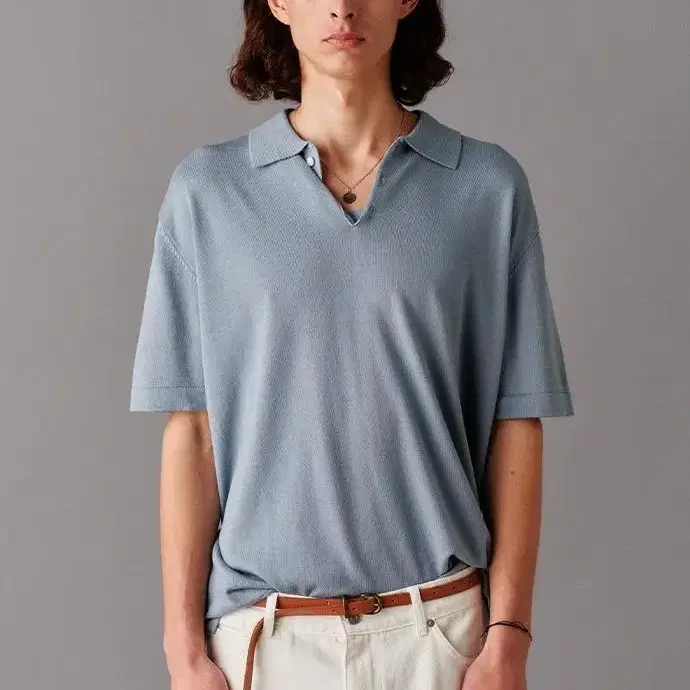 토니웩 20ss saint silk polo knit (새제품)