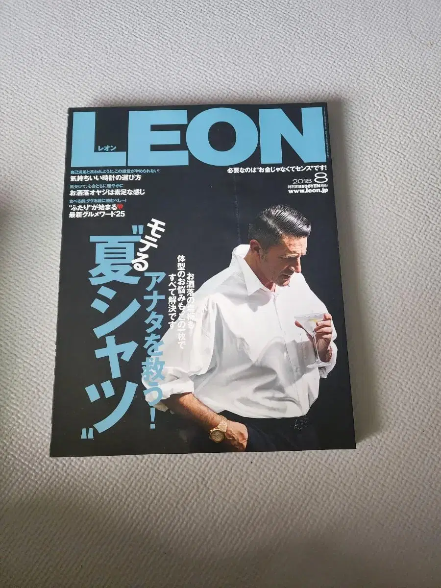 LEON 일본 남성 패션잡지