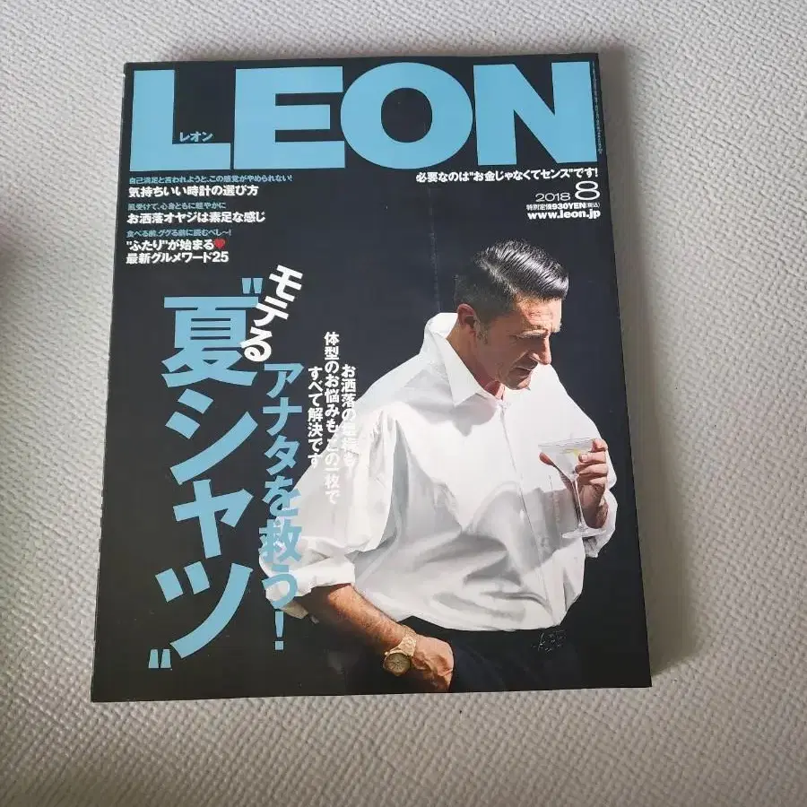 LEON 일본 남성 패션잡지