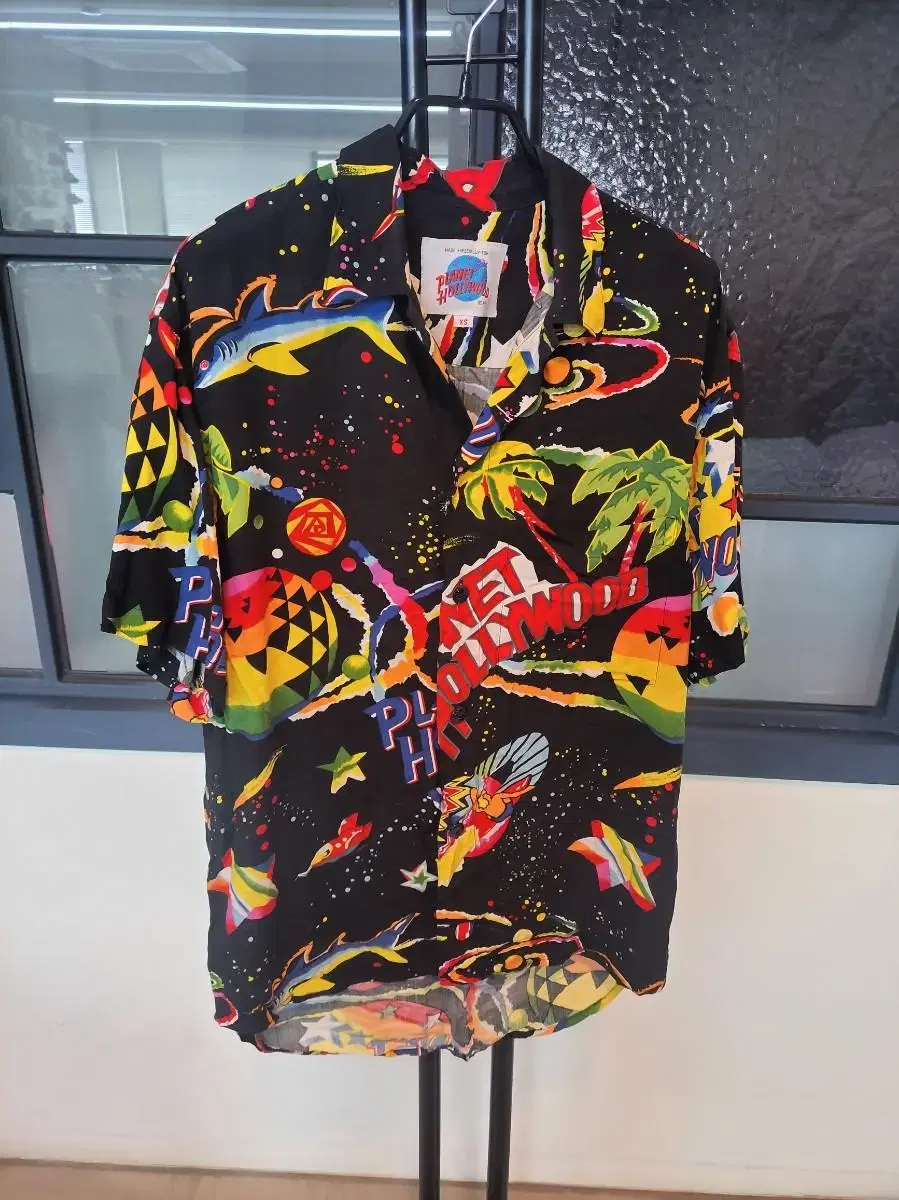 Planet Hollywood Vintage Hawaiian Shirt XS S