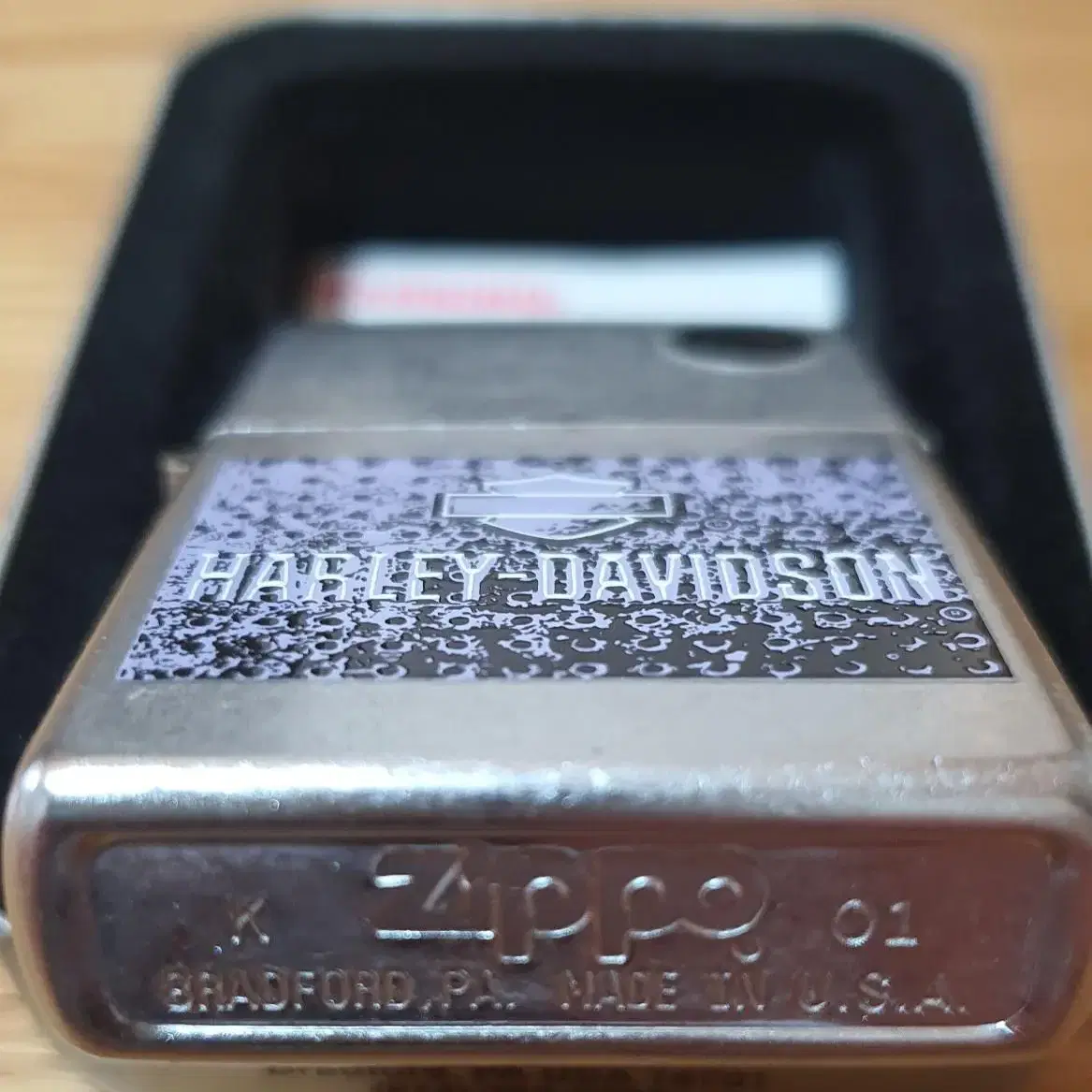 할리데이비슨 앤틱실버 Zippo lighter 지포라이터