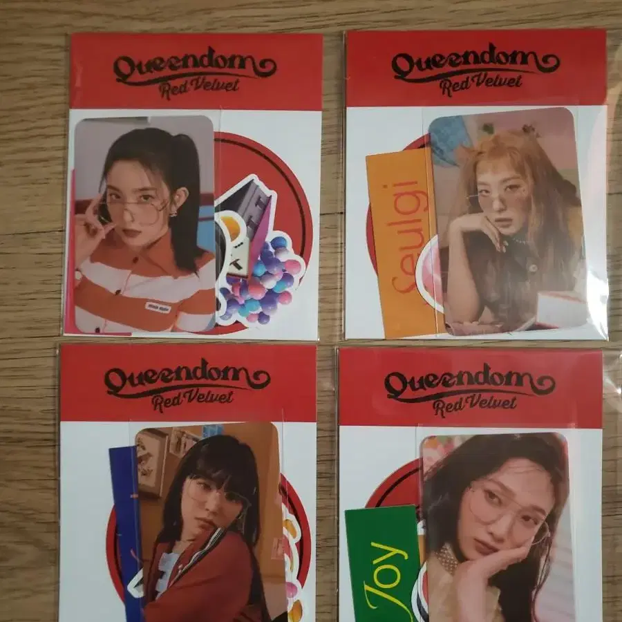 레드벨벳 퀸덤 포카 스티커 세트 Queendom 아이린 조이 슬기 웬디