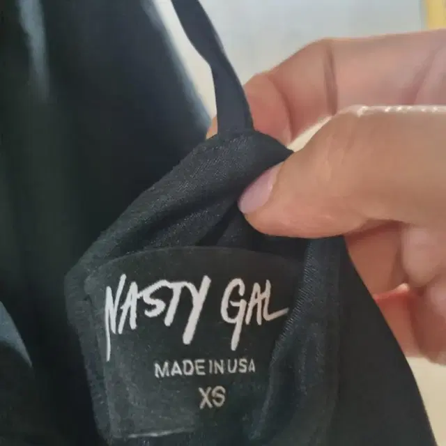 새상품 NASTY GAL 섹시 미니드레스 XS(44~마른55)블랙