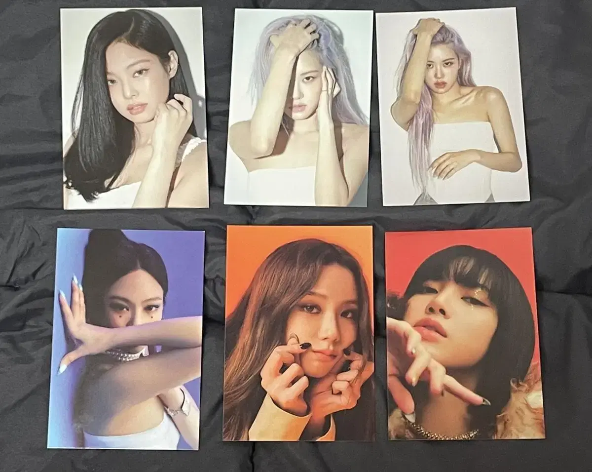 Black Pink The Album Postcard