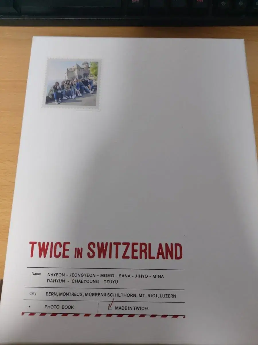 Twice Switzerland photo book for sale