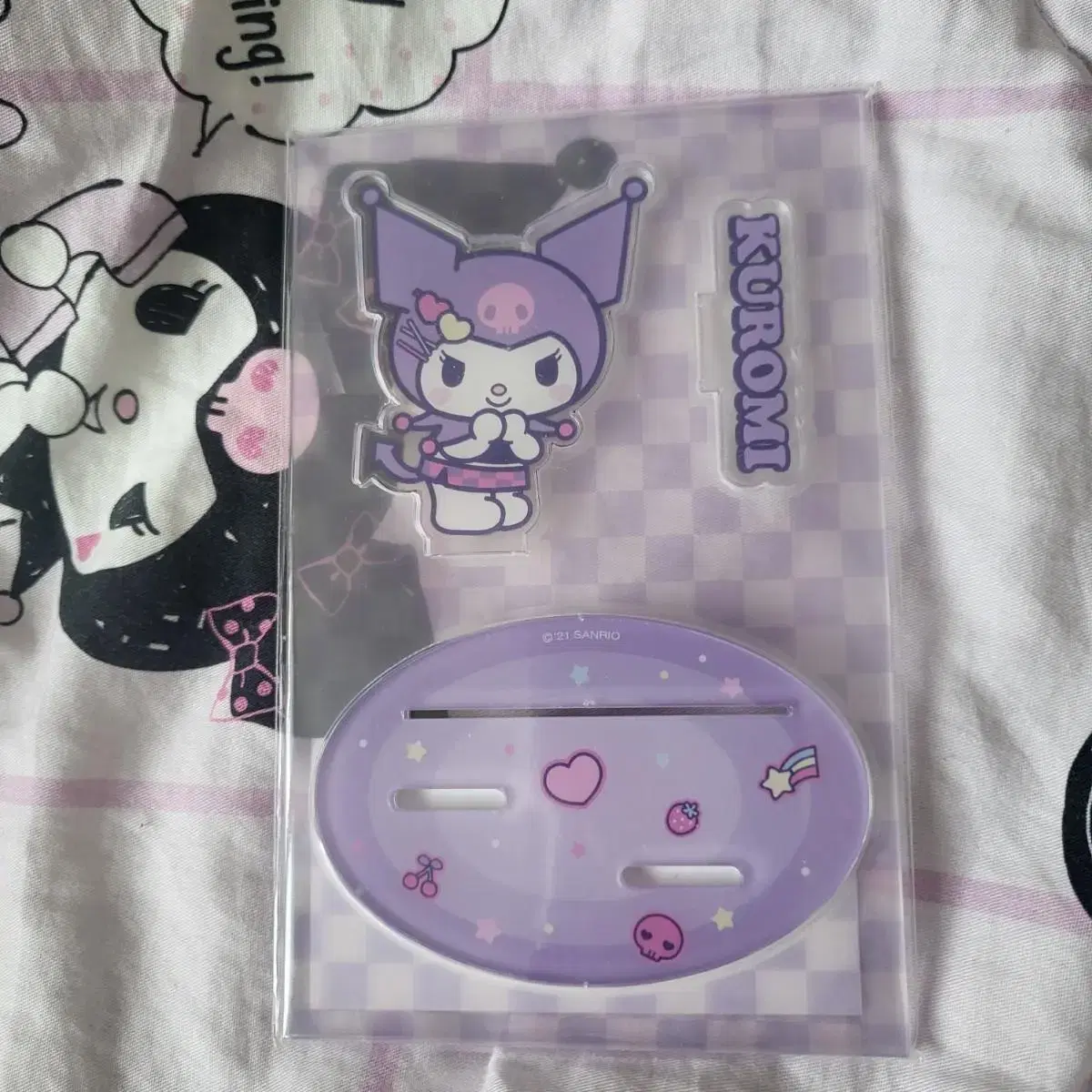 Half-priced Delivery)Sanrio Lovers Club Kuromi acrylic Photo Card Stand