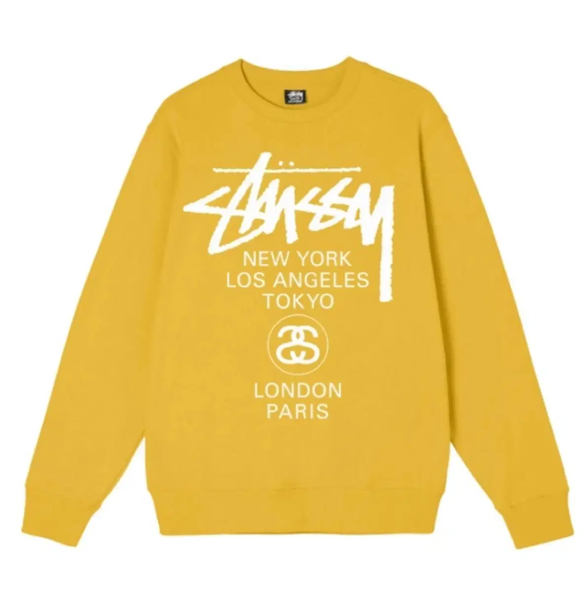 [XL]223.Stussy worldtour Man to Man T-Shirt