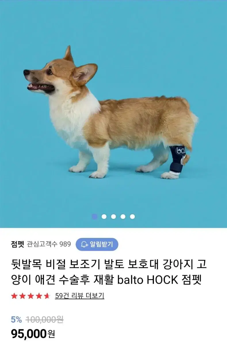 점펫 반려동물 보조기