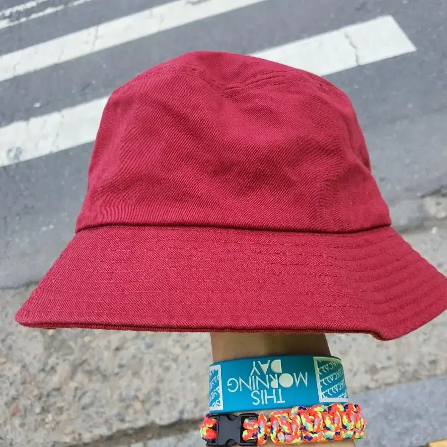 강골 버킷 벙거지 라지 와인 빈티지 중고 Kangol