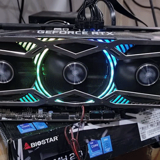 풀박스! 이엠텍 rtx3080 블랙에디션 24년6월까지as남은제품