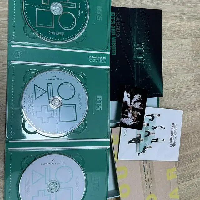 방탄소년단 머삼터 머스터 3기 디비디 DVD