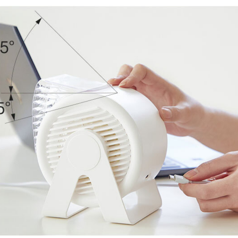 초소형 휴대용 탁상용 선풍기 서큘레이터 USB 충전식 원터치 공기순환
