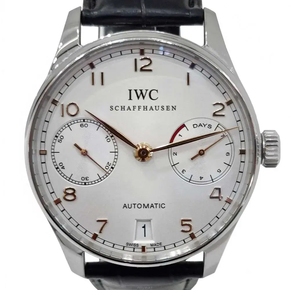 IWC 포르투기스 7데이즈 스틸 시계 (IW500114)