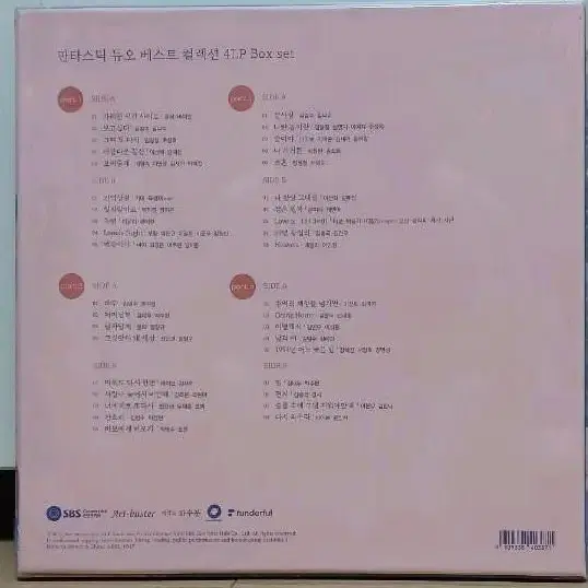 판듀 베스트컬렉션 4LP 박스세트 미개봉