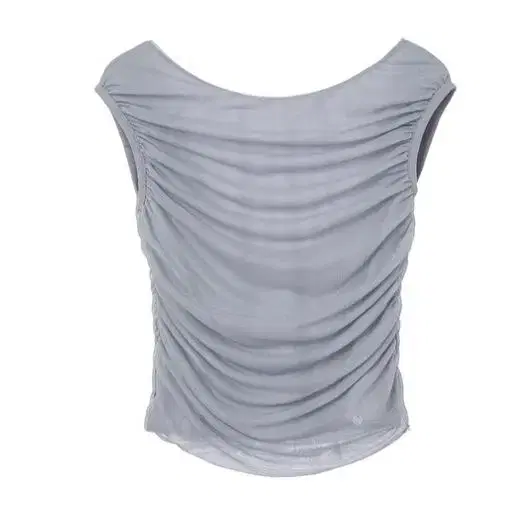 더오픈프로덕트  mesh draped top