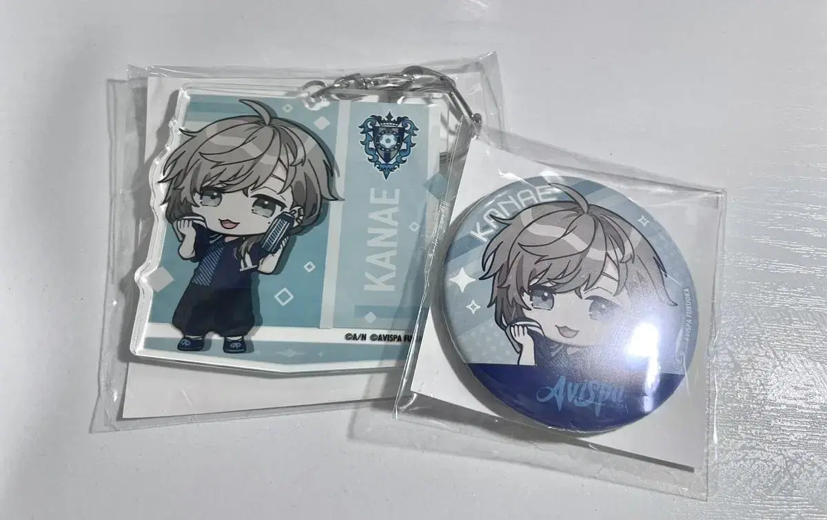 NIJISANJI Kanae J-League acrylic Keychain badges wts for sale