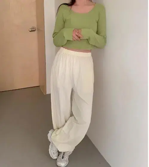 니어웨어 pass string pants(아이보리)