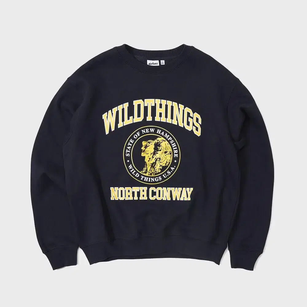 와일드띵스 WT State Crewneck - Navy 맨투맨 XL