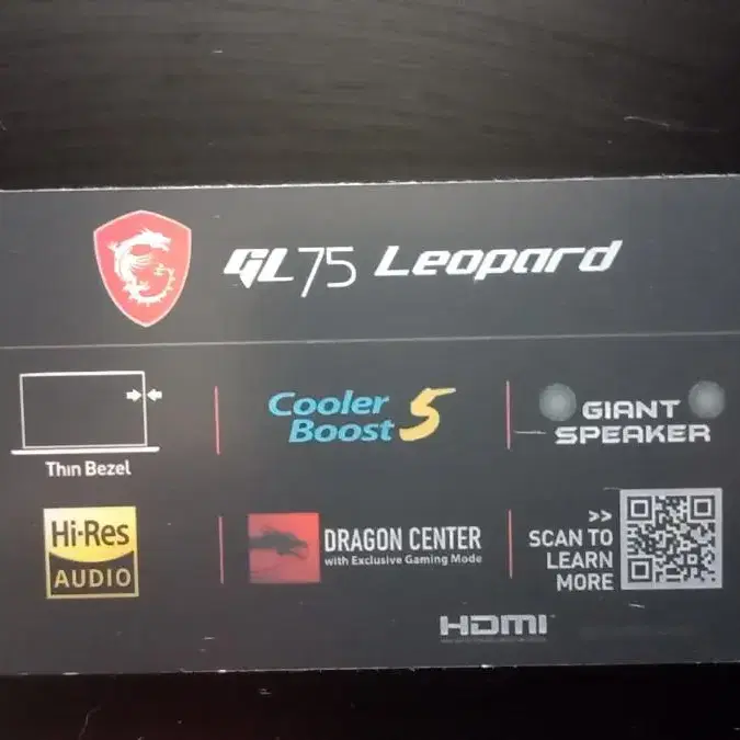 msi gl75 leopard(부품용)