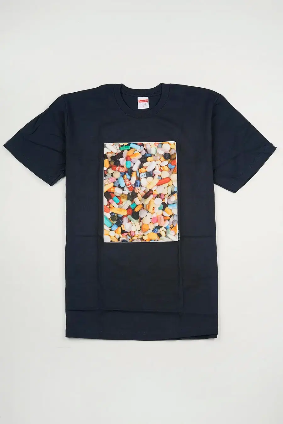 Supreme PILLS 短袖T恤 海军蓝 FW20T30