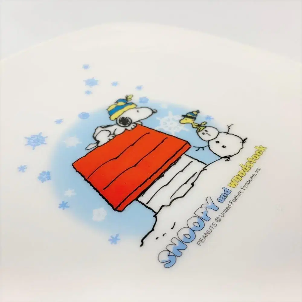 PEANUTS X SNOOPY 피너츠 스누피 우드스탁 빈티지접시 A720