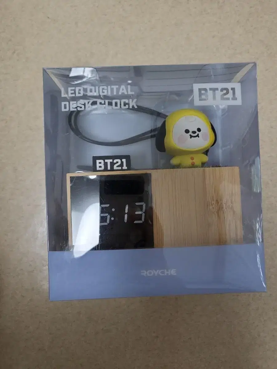 BT21 Digital Desk Clock Chimi