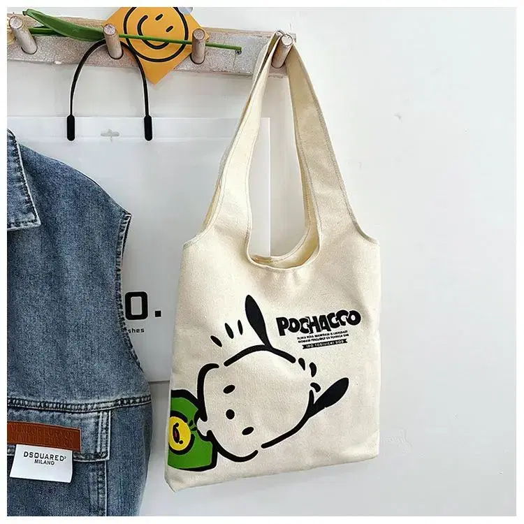 포차코 에코백 캔버스 가방 옆가방 학생 선물 pochacco