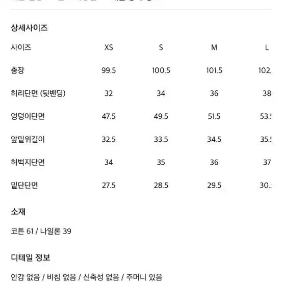 ORR 싱글턱 조거팬츠 미착용 새상품 팝니다!