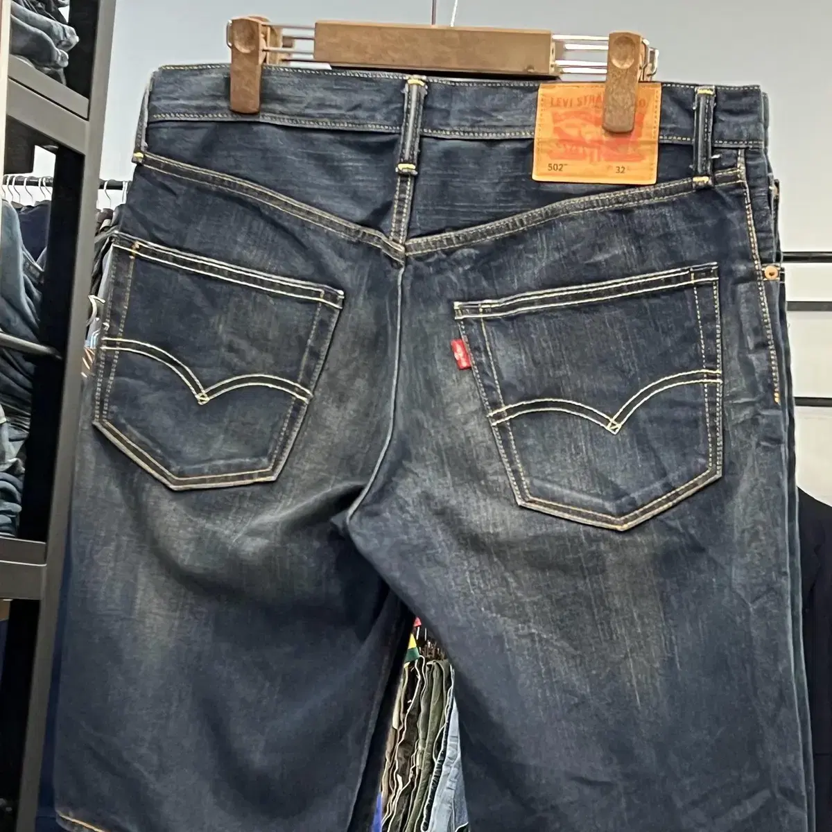 Levis 리바이스 502 데님 하프 팬츠 (33-34inch)