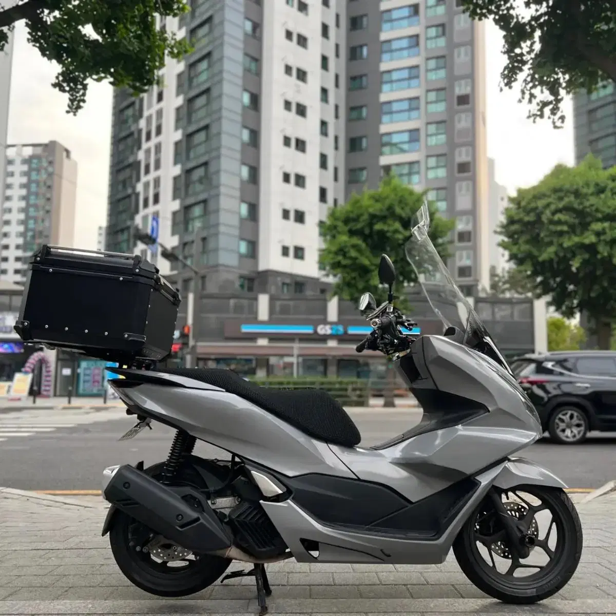 PCX125 회색 민무늬 데칼  판매합니다.