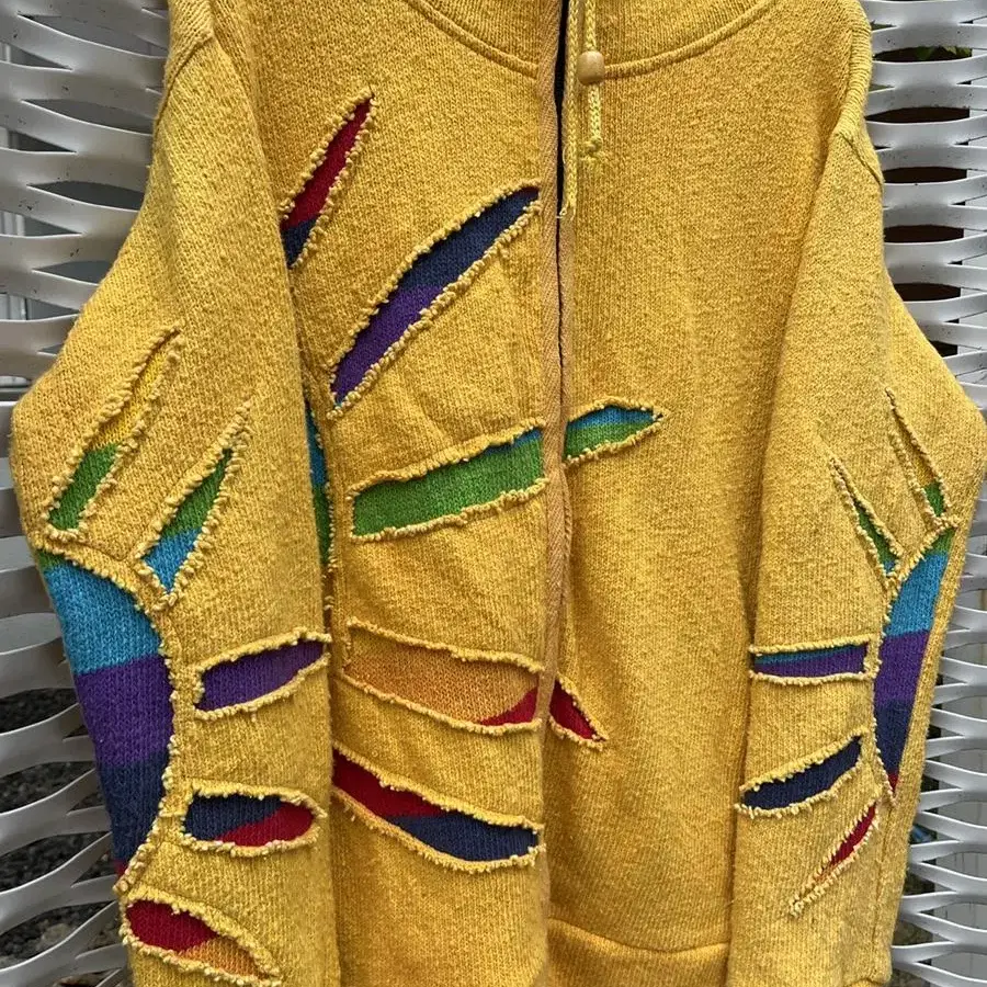 vintage ethnic sun zip up hoodie