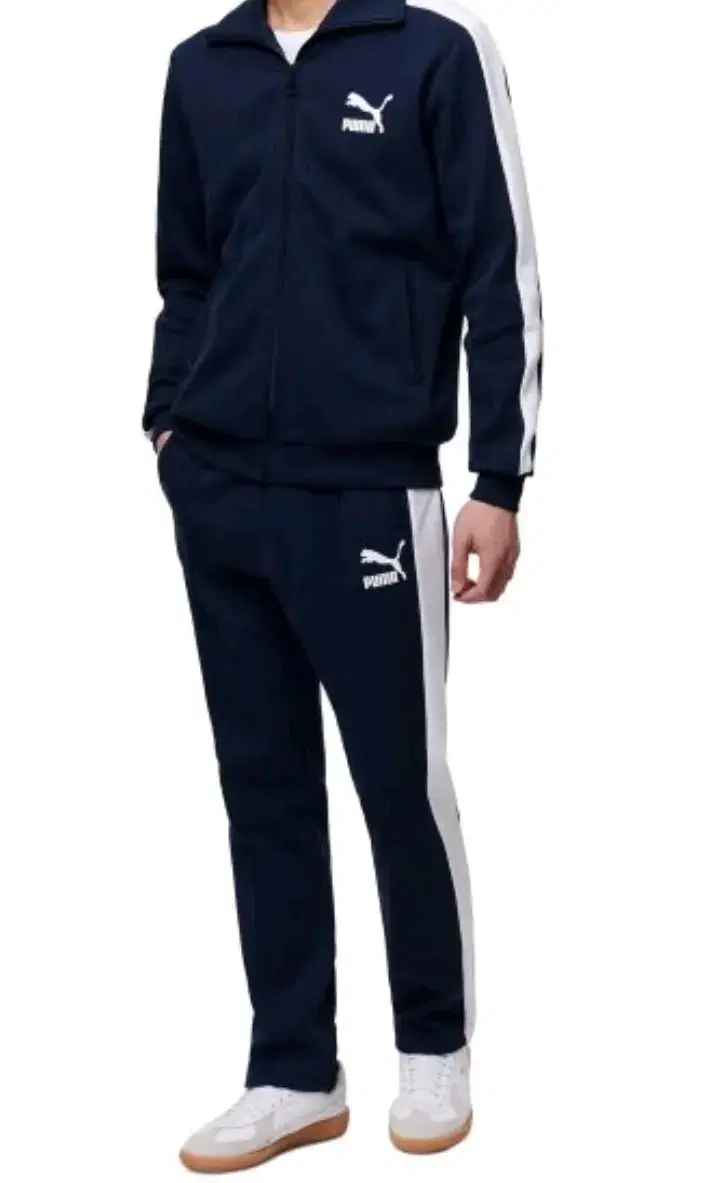 Puma T7 Tracksuit Set Navy