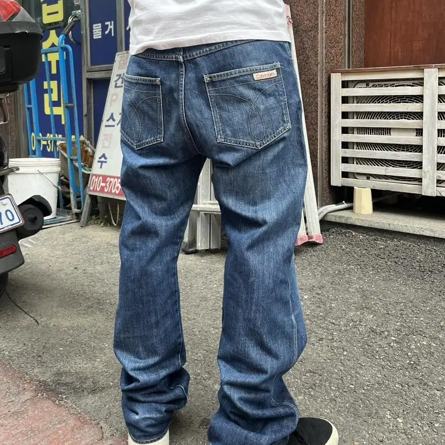 1990s old calvin klein denim pants