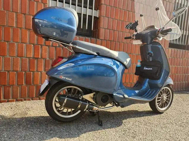 vespa 125 gts 300 베스파 튜닝 머플러