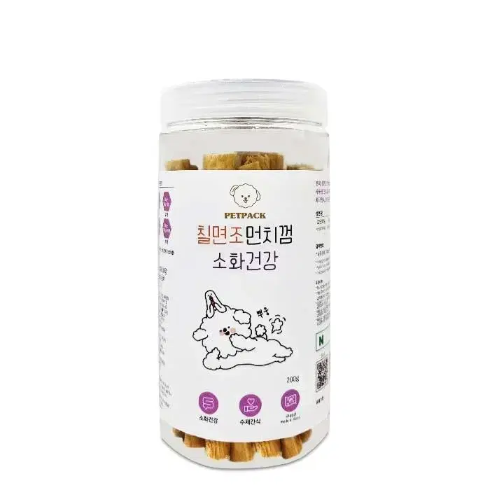 펫팩 강아지 칠면조 먼치껌 200g