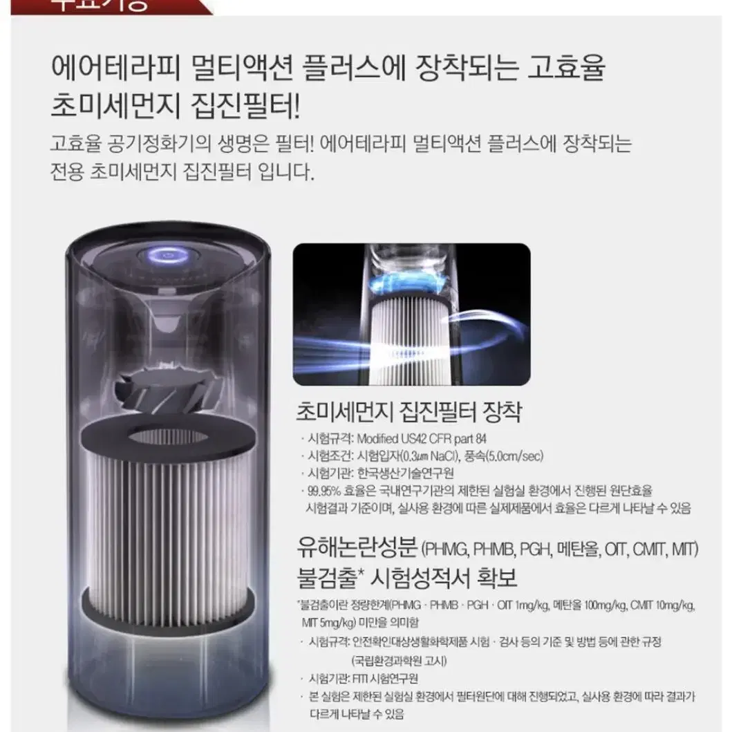 [불스원]에어테라피 멀티액션 차량용 공기청정기