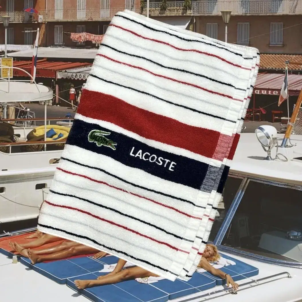 LACOSTE cotton 100% towel ( 일본제 )