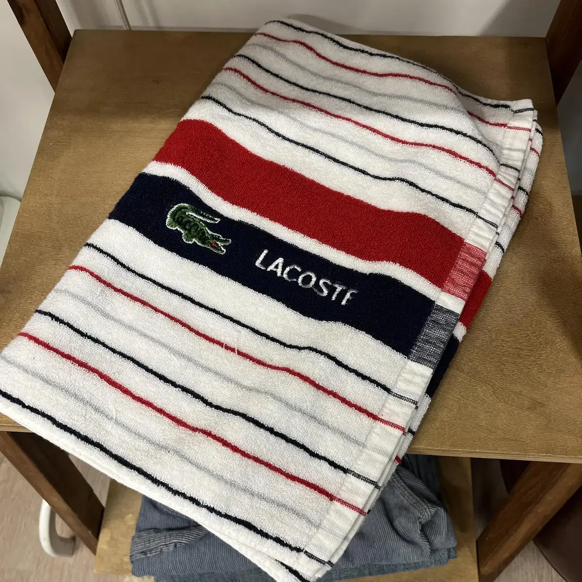 LACOSTE cotton 100% towel ( 일본제 )